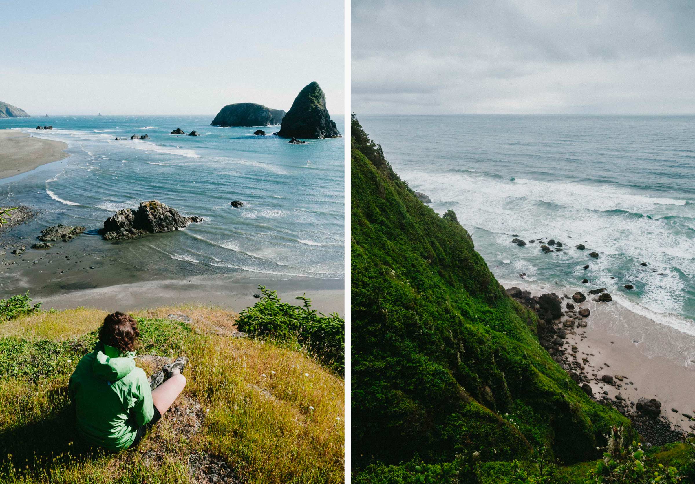 Looking out over Oregon's stunning and dramatic coastline