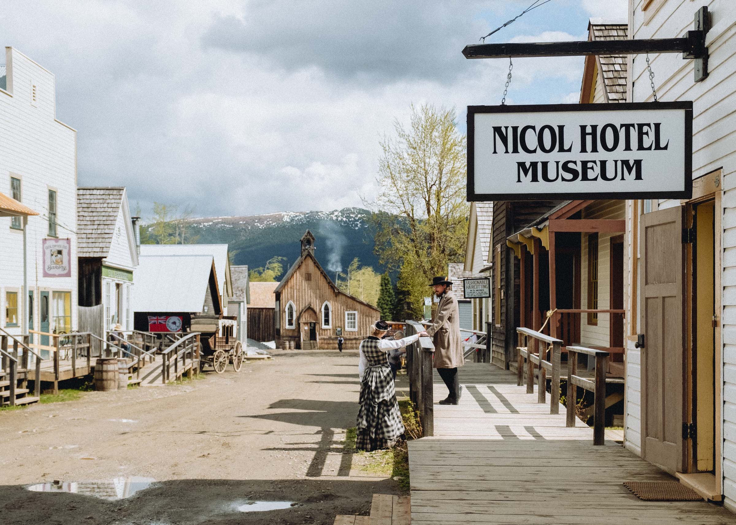 Old timey gold rush feels in historic Barkerville, BC