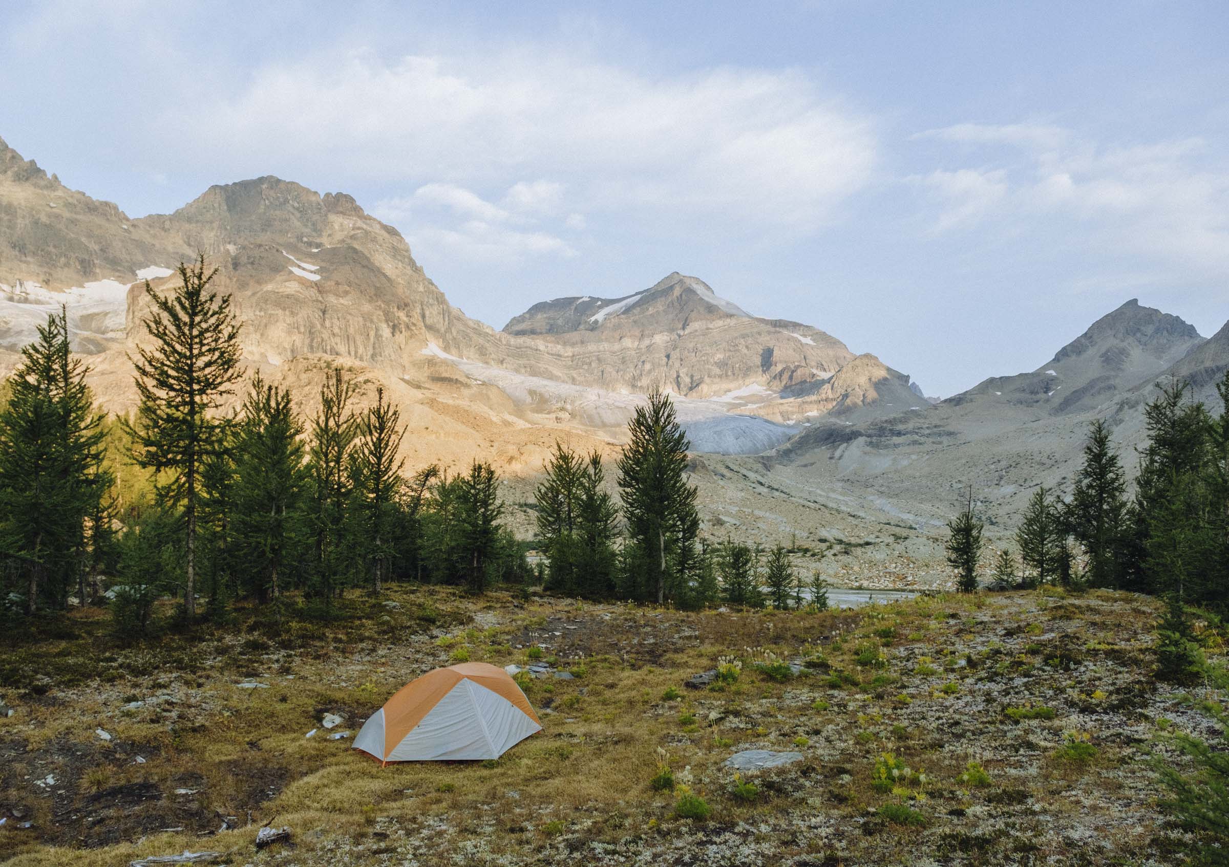 Camping in the Purcell Wilderness
