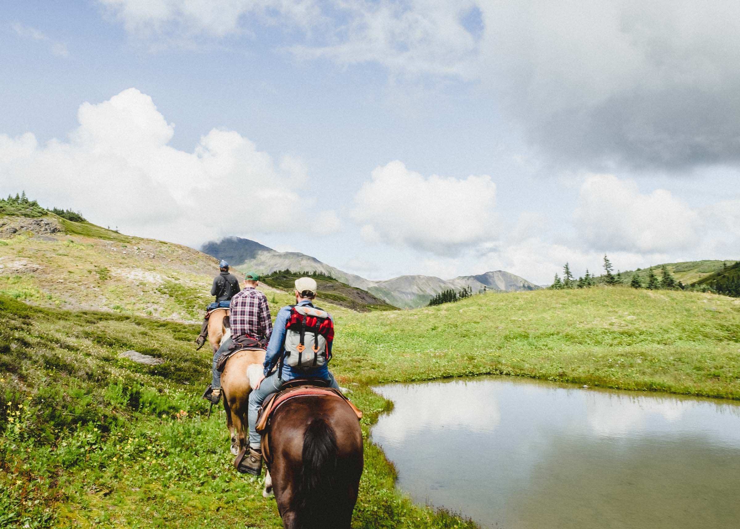 Guided horseback rides with the Bear Claw Lodge