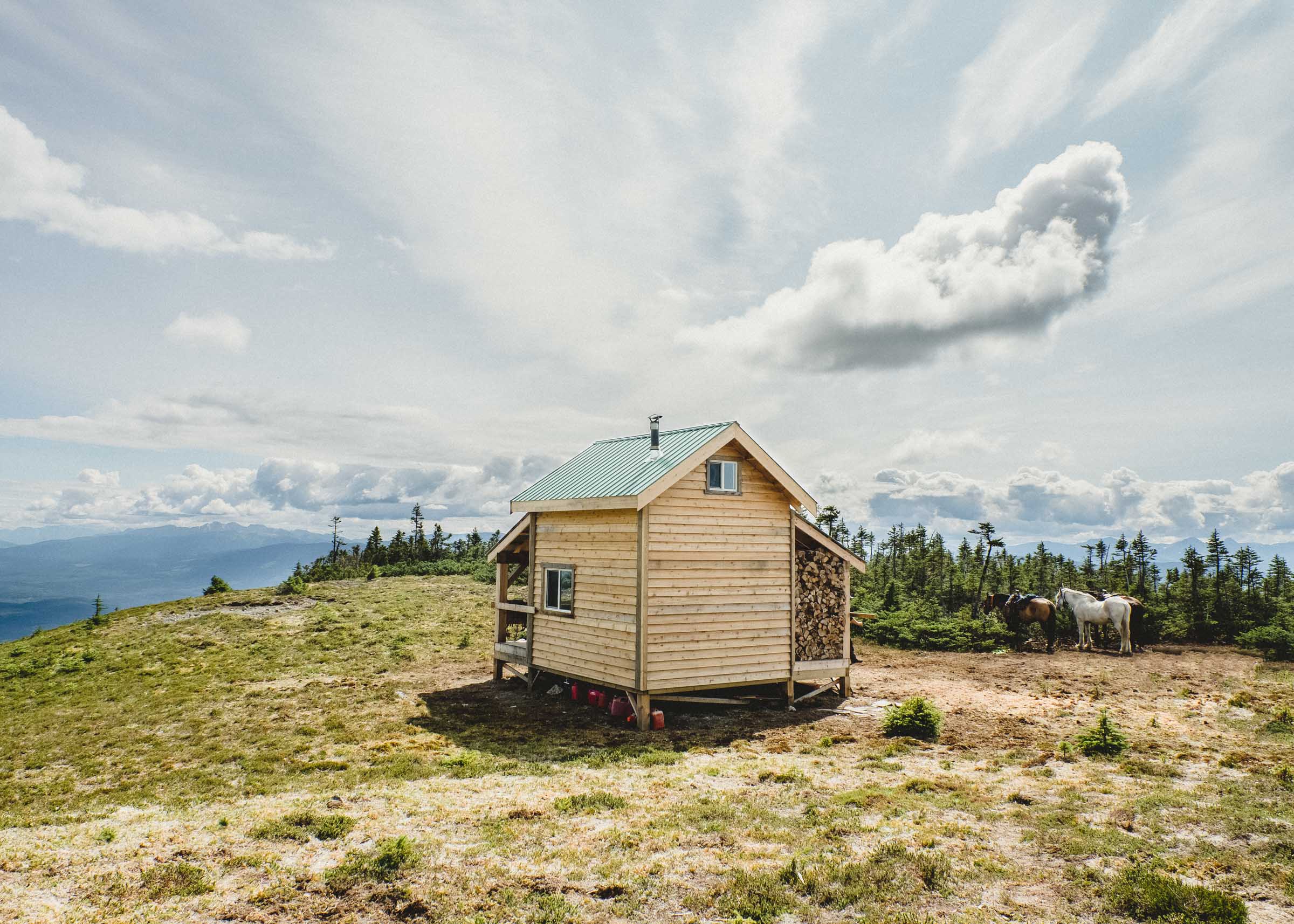 The little alpine cabin on Mt Baldy