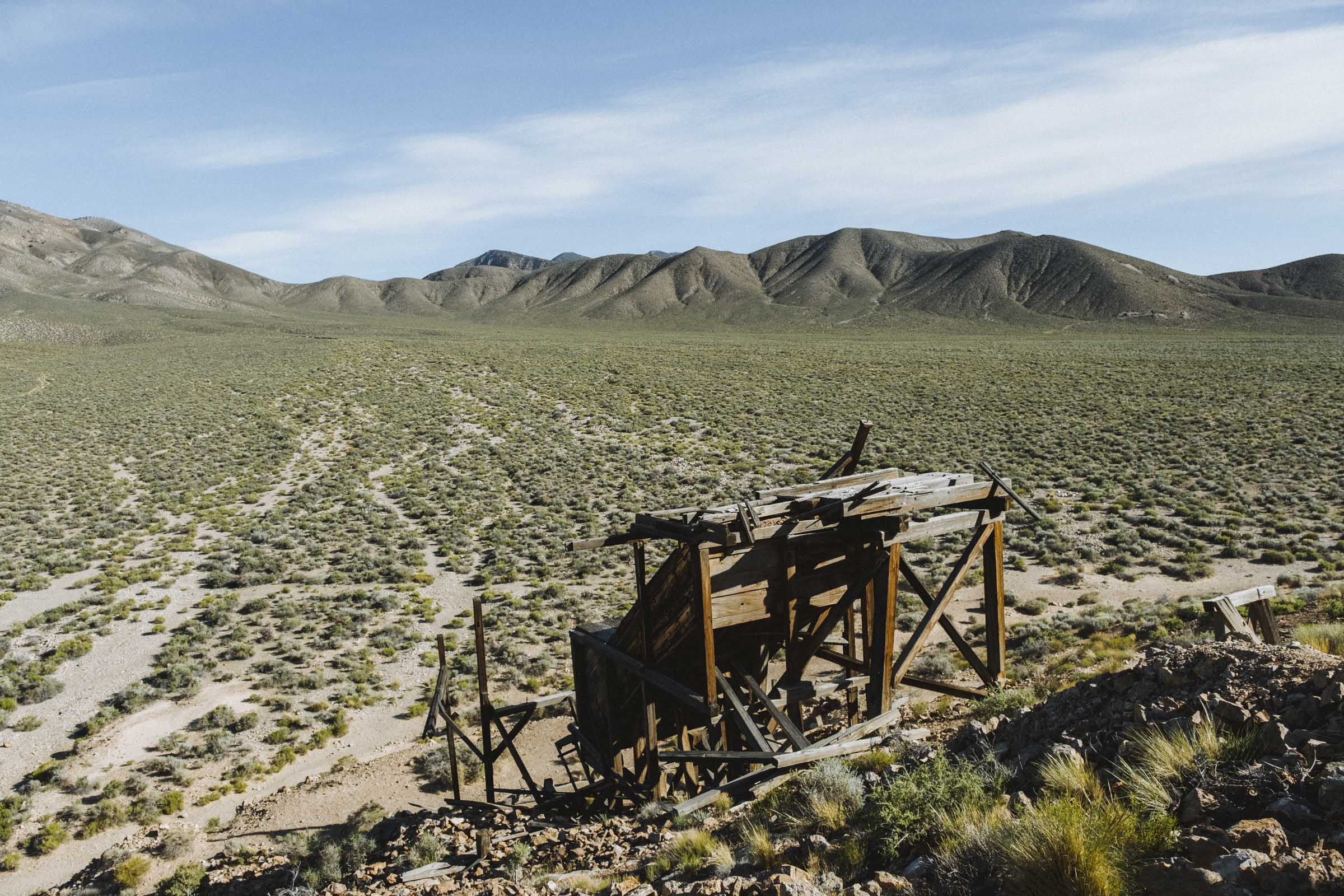 An old mine in Death Valley