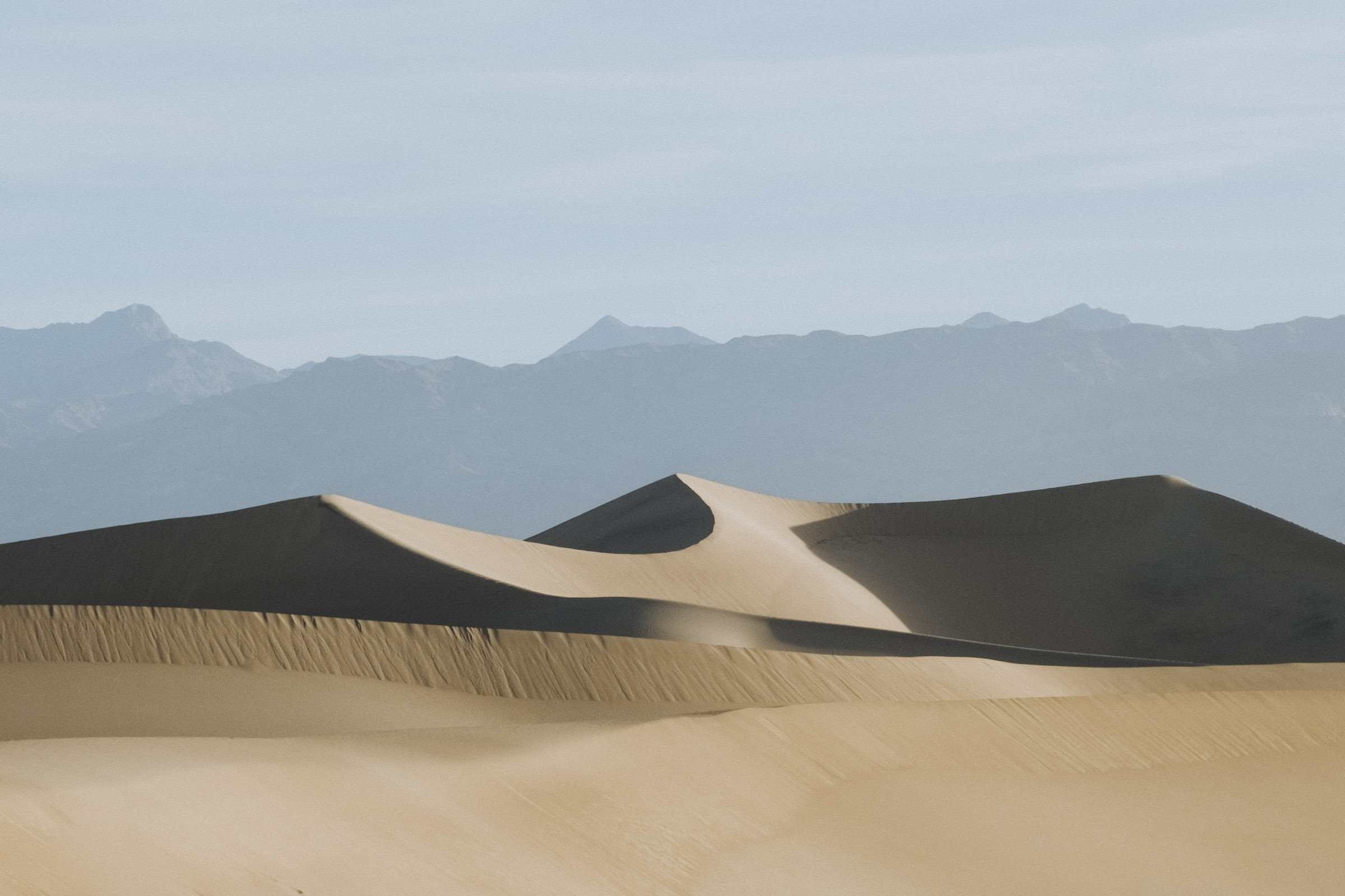 The Mesquite Dunes of Death Valley